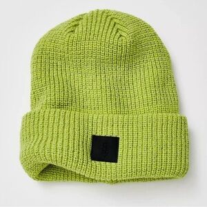 Free People Let's Race Fleece-Lined Recycled Yarn Beanie (OS)